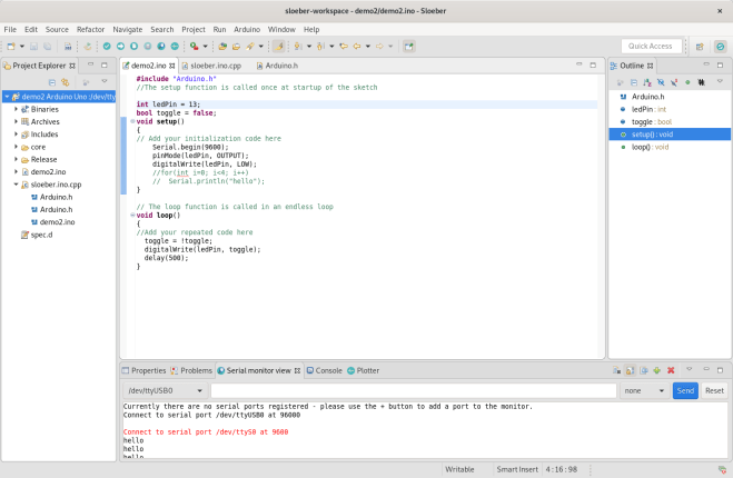 sloeder_arduino_pin13